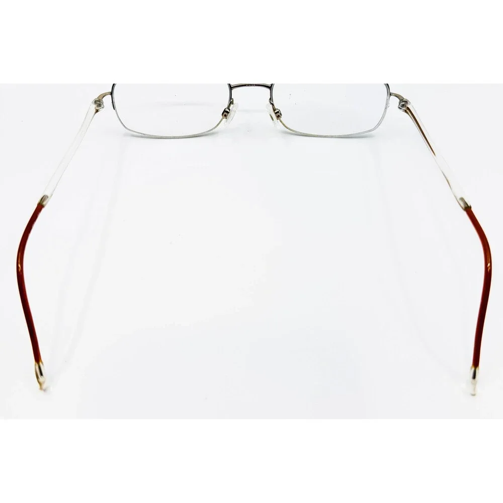 Gloria Vanderbilt Eyeglasses Silver Brown Meta 10 234 Oval Frames 49-18-135